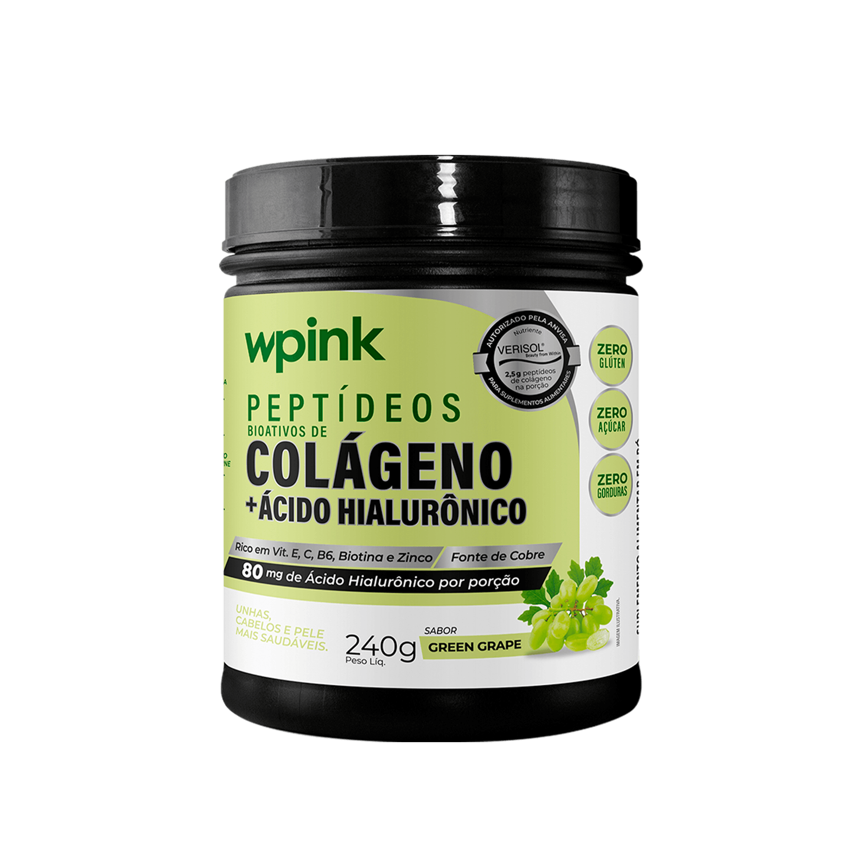 colágeno de uva verde - 240g - the supply – wp